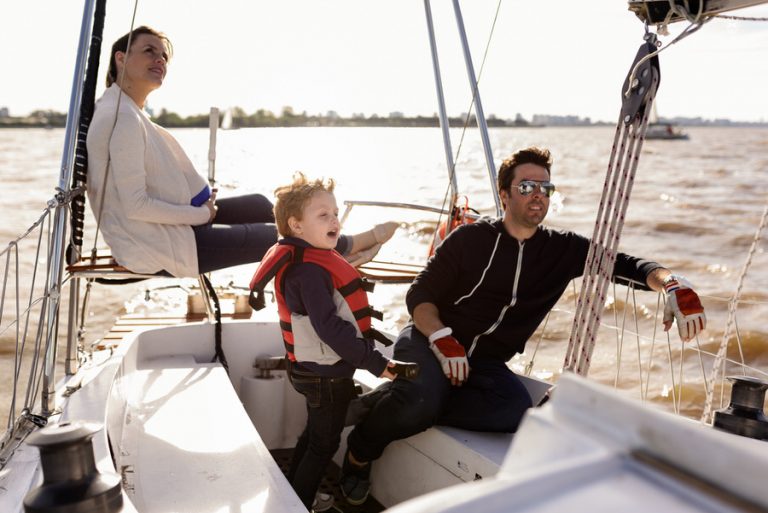 Fotografía familiar de Pedro Lampertti: Cyn, Leandro y familia