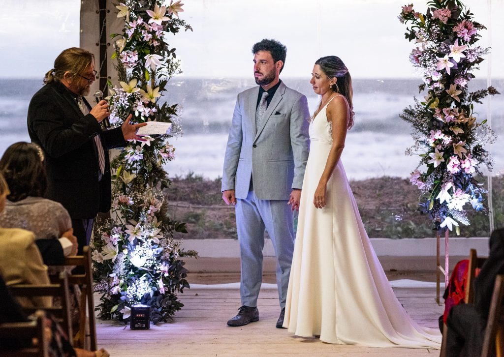 A ceremony by the sea at La Solana, Punta del Este